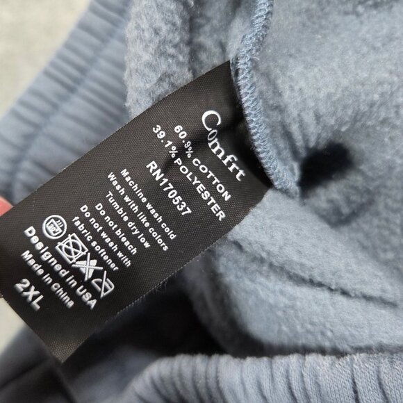 Comfrt Signature Sweatpants 2XL Sky Blue Joggers Unisex Fit - Picture 5 of 11